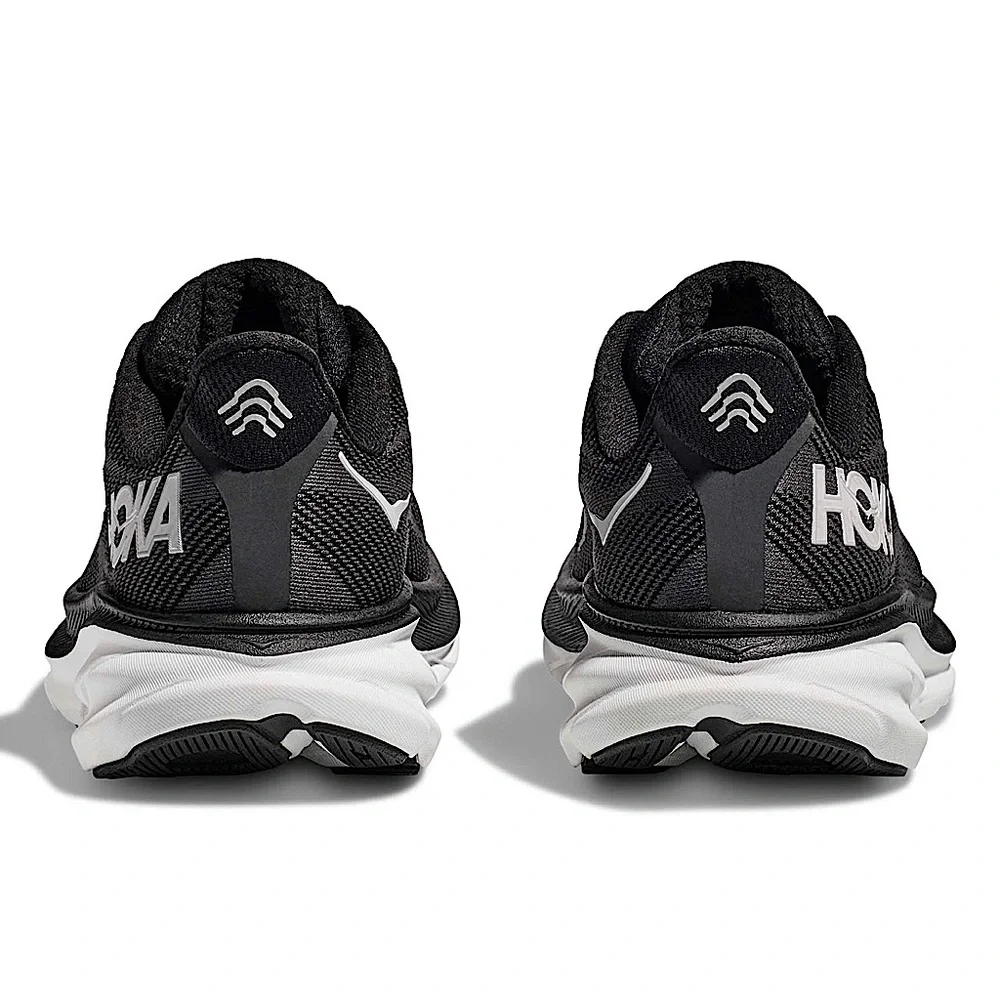 HOKA One One Clifton 9 Sneakers in Black and White - Picture 11 of 16